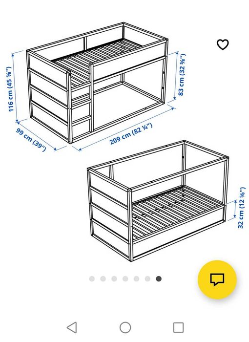 Cama de criança com cobertura