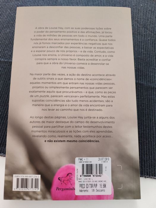 "não existem coincidências", Louise L. Hay