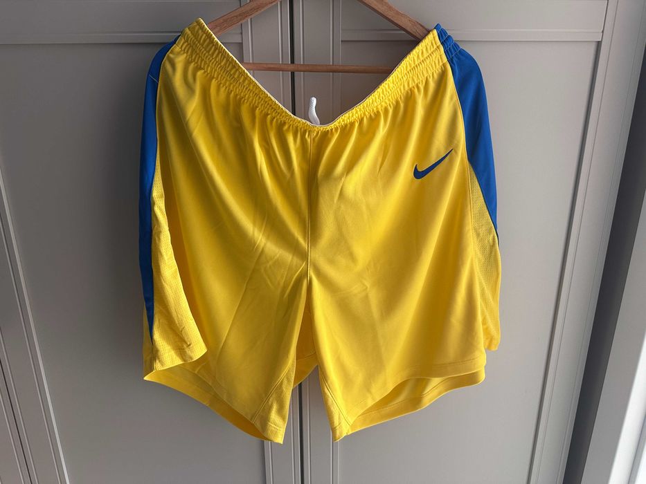 Spodenki Nike Team Basketball Stock Short 20 Żółte 3XL