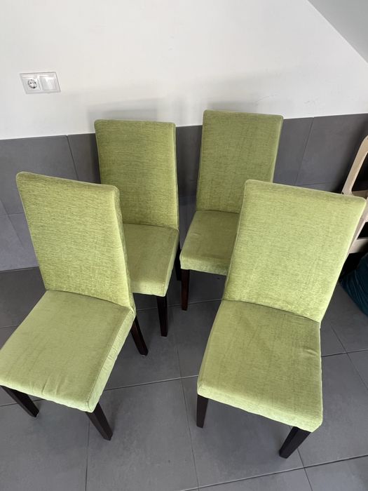 Conjunto 4 cadeiras cor verde