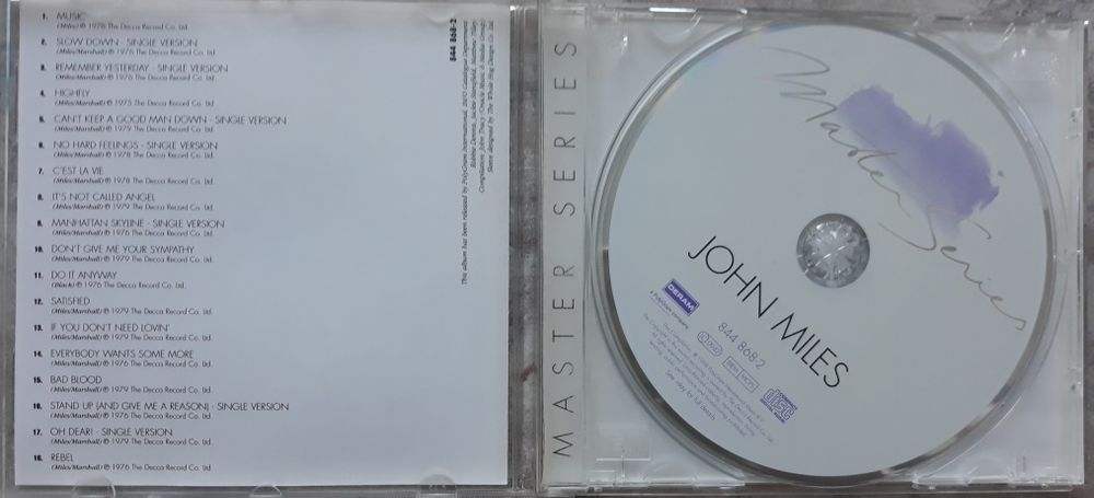 CD John Miles - Master Series Best Of