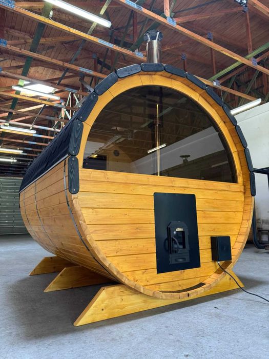 Sauna, beczka ogrodowa, do samodzielnego montażu