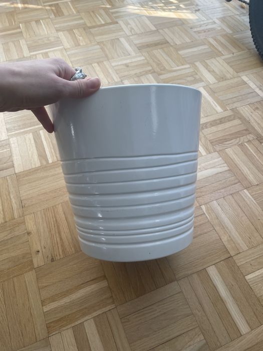 Ikea MUSKOT duza doniczka oslonka ceramiczna