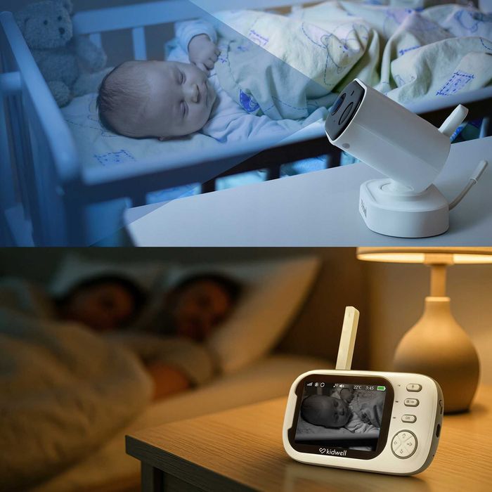 Kidwell Willi White Niania Elektroniczna Kamera Biały *NOWE*