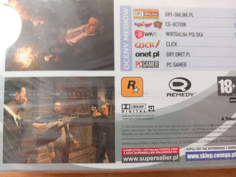 Max Payne Antologia PC UNIKAT Polskie Wydanie Nowe w Folii