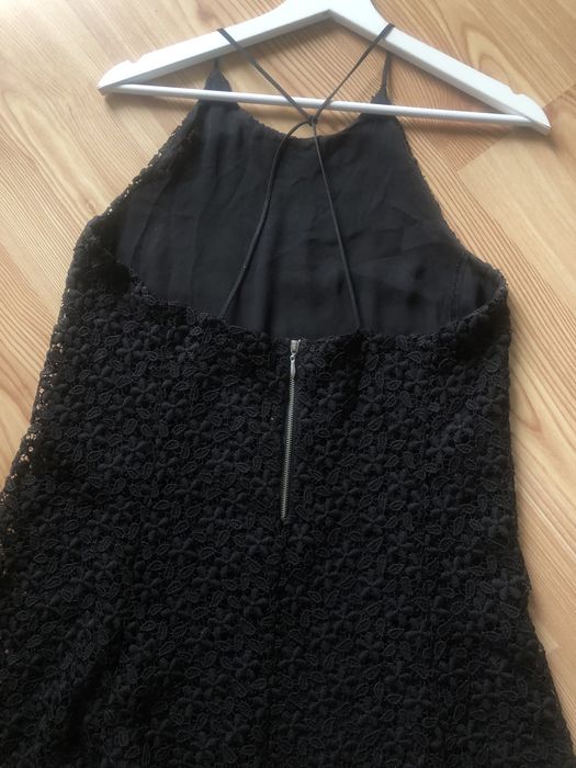 Sukienka Sylwester gipiura mini ZARA