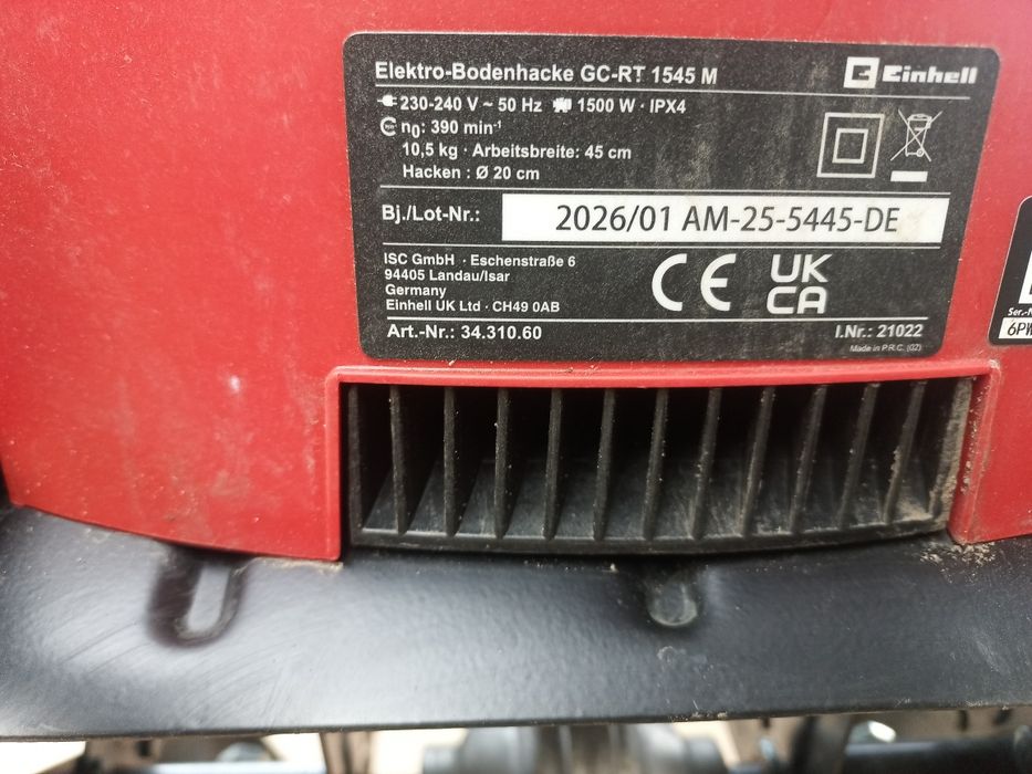 Glebogryzarka Einhell 230v