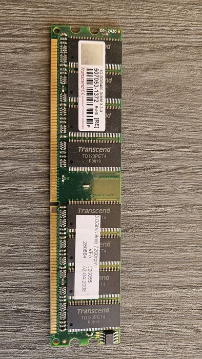 Ram DDR1 1Gb 400Mhz
