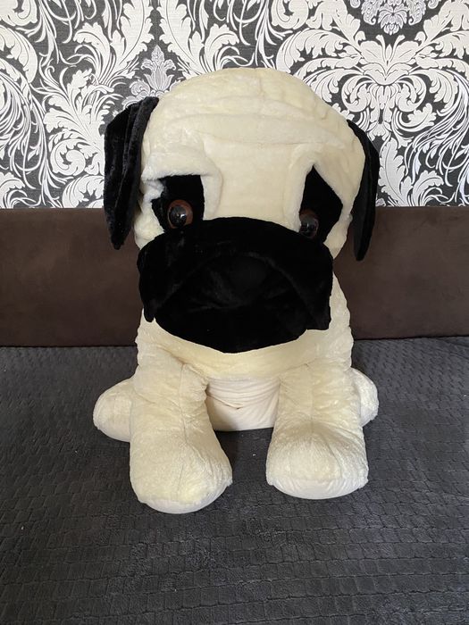 Плюшева іграшка хаскі , мопс. HB Leusur. Tu