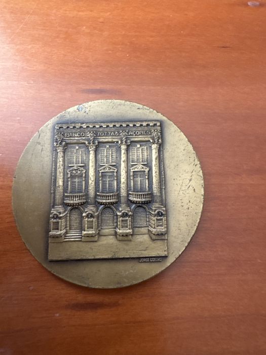 Medalha do banco totta açores Dia do reformado 21-05-94