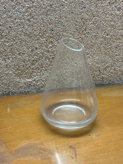 Vaso Decorativo em Vidro Transparente