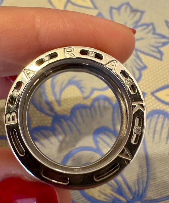 Кольцо из белого золота