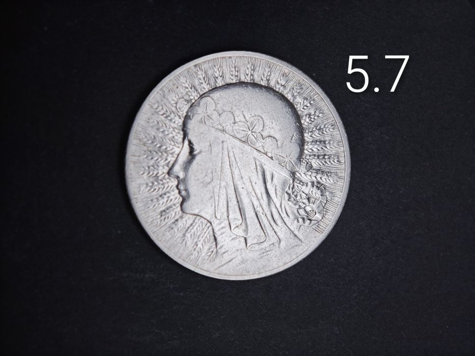 5 złotych 1932 Polonia bez znaku mennicy