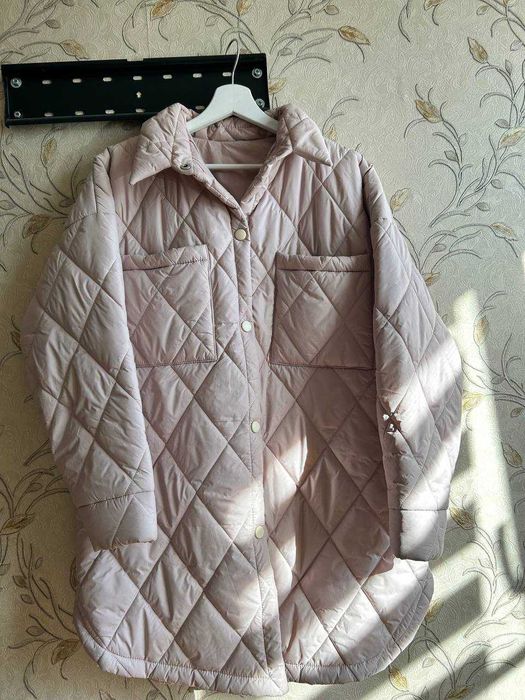Куртка жіноча демісезонна пудрово-рожева