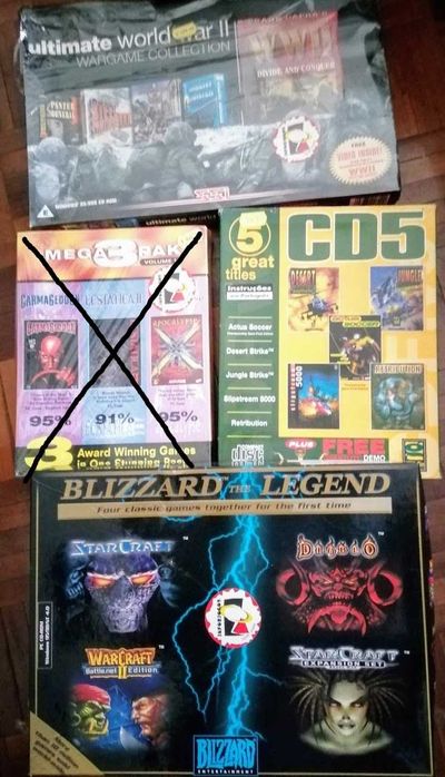 Jogos NOVOS p/ PC - Caixa Grande - Últimas unidades