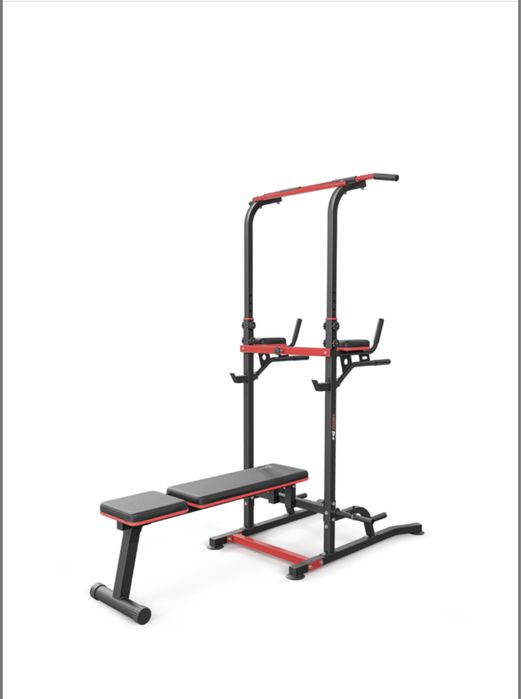 Шведська стінка стійка Силова станція Hop-Sport HS-2015K з лавою