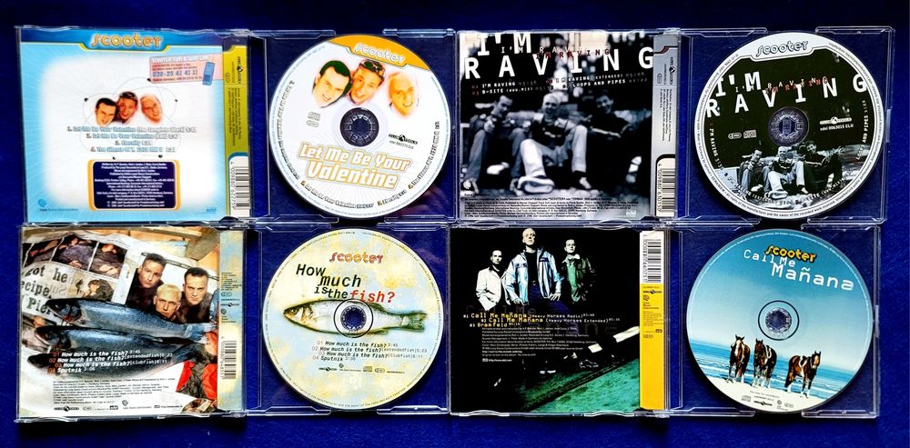 Фирменные CD Scooter Singles Eurodance Rave