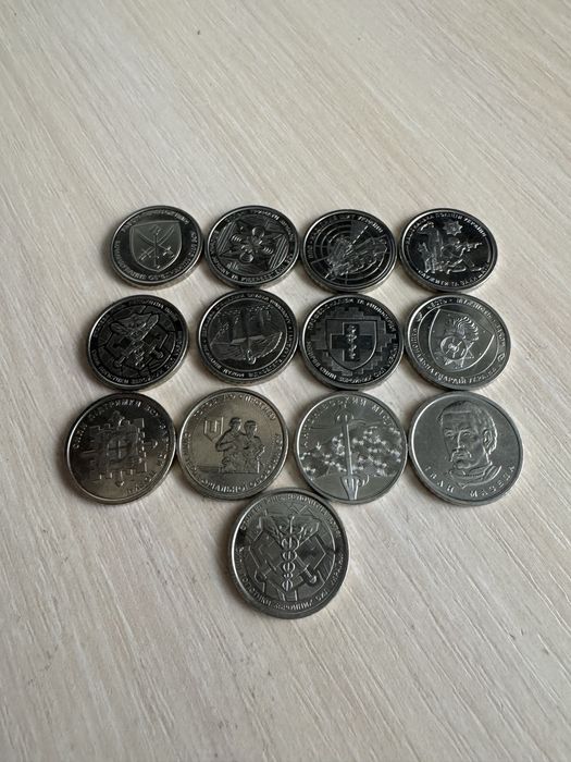 Монета ДШВ ЗСУ 3см