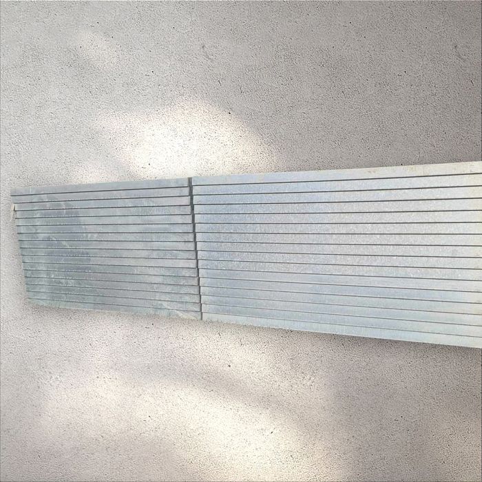 Brama żaluzja ocynkowana