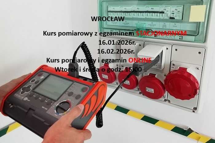 WROCŁAW szkolenie pomiarowe uprawnienia elektryczne G1 16.01.2026r.
