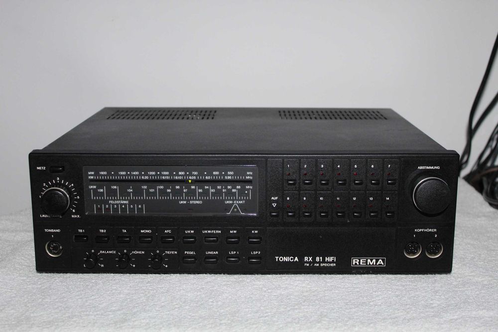 REMA TONICA RX 81 HI-FI Amplituner wzmacniacz stereo Wysyłka