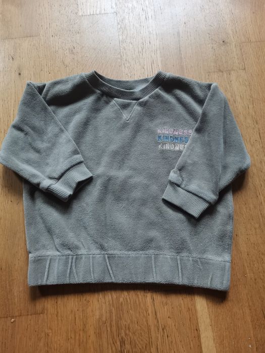 Welurowy dresik dla dziewczynki