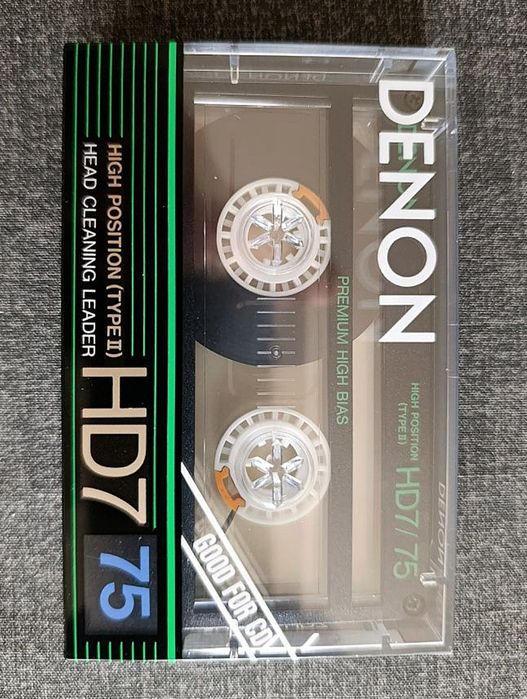 Kaseta DENON HD 7 _75 PREMIUM Super Chrome Made in Japan