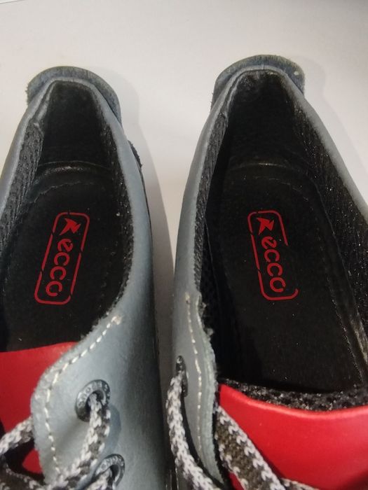 Майже нові Туфли екко ,кожна, оригинал 43р