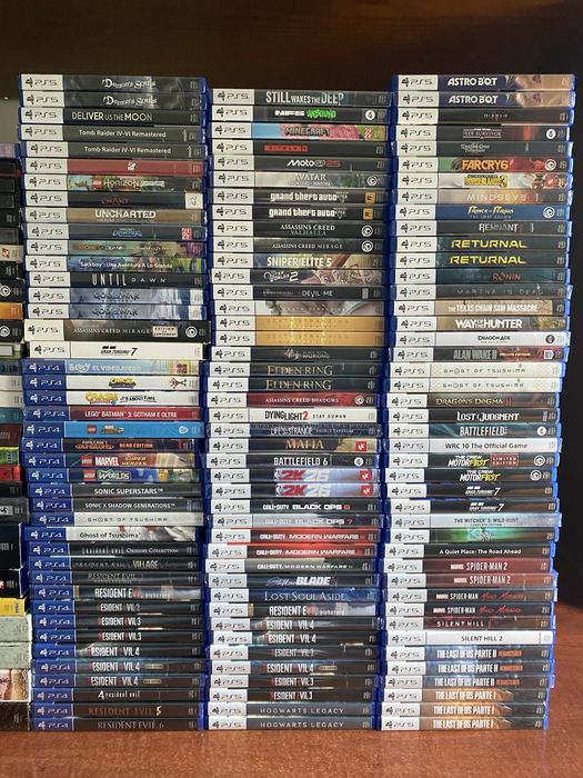 Lote de Jogos PS4 e PS5