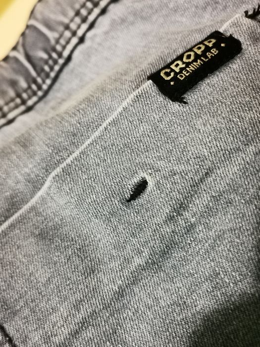 Jeansy jasno niebieskie cropp cargo pants