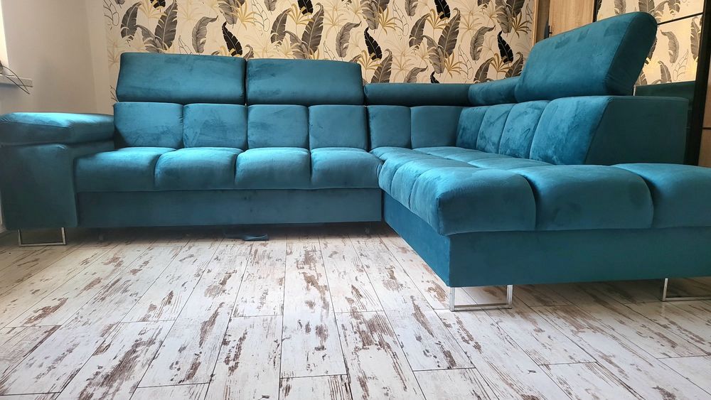 Narożnik NOWY 270/200 cm do 30 km transport gratis dostępny od ręki