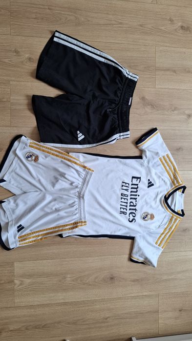Zestaw koszulka i spodnie Ronaldo Real Madryt 152 + gratis spodenki adidas