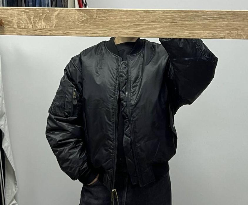 Новий Бомбер MA-1 дутий оверсайз куртка Alpha Industries Schoott type