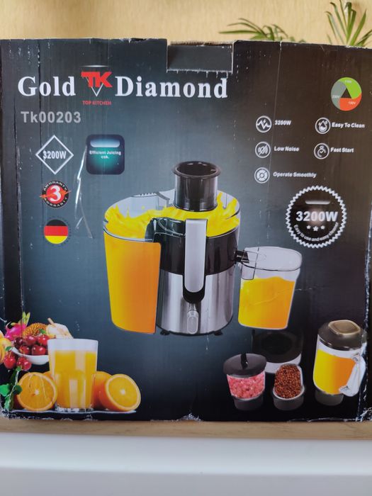 Соковитискач кухонний комбайн 4в1 Top Kitchen tk00203 3200W соковитиск