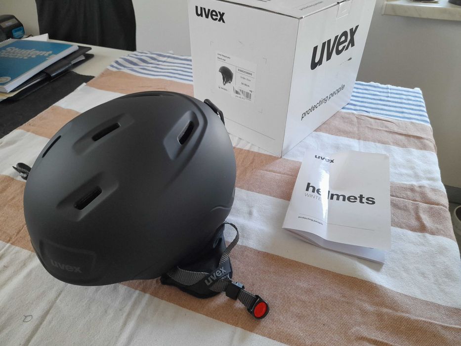 Kask narciarski Uvex Heyya Pro Black mat 54-58 cm czarny