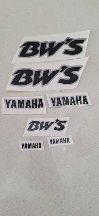 yamaha BW`s kit autocolantes cinza/branco 2 modelos