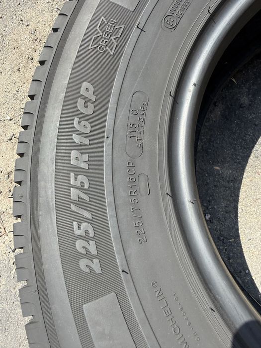 225/75 R16CP 116Q Michelin Agilis /4шт./літо/2025рік/стан нових/
