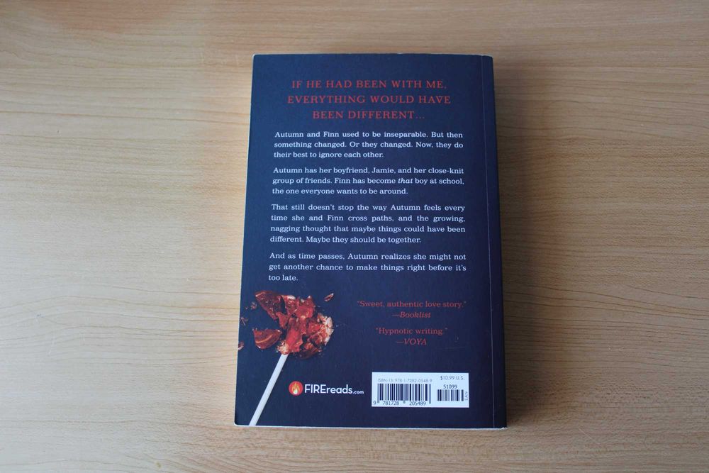 Livro "If he had been with me", Laura Nowlin, em inglês