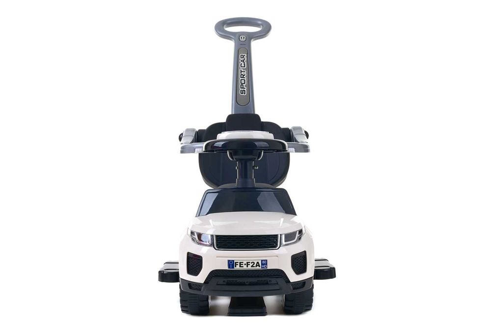 Jeździk, pchacz, dla dzieci 3w1 - KREMOWY