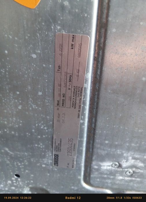 Płyta gazowa firmy Zanussi