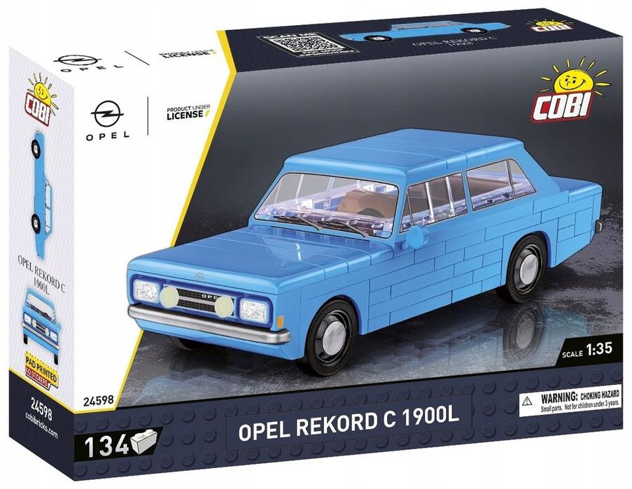 KLOCKI COBI 24598 Opel Record C 1900 L skala 1:35 134 elementy