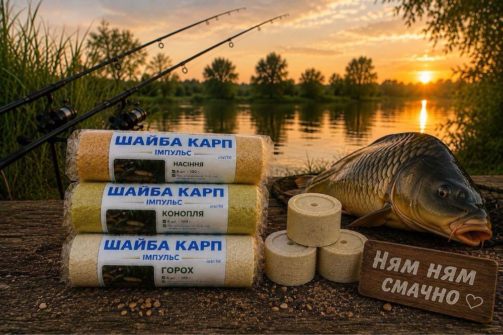 Макушатник шайба прикормка на карпа Импульс