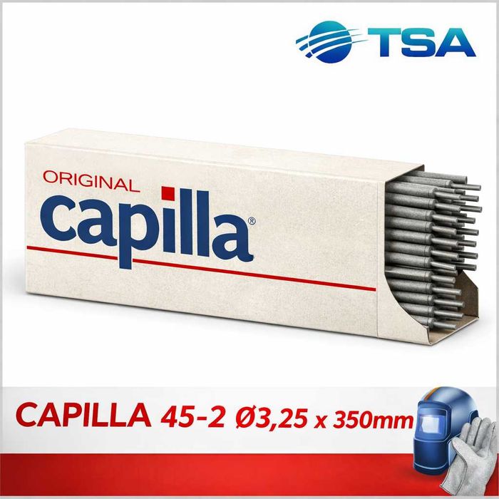 Elektroda Capilla 45-2 ∅=3,25mm l=350mm - przeznaczenie - do żeliw