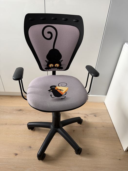 Fotel biurowy / krzesło Ministyle Black GTP Kot i Mysz