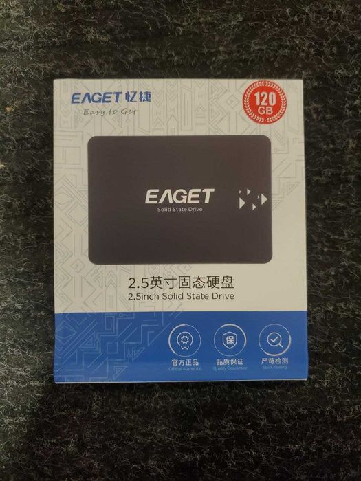 SSD Eaget 120GB  SATA III — До 530MB/s