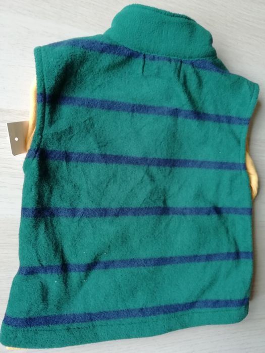 Kamizelka polarowa i koszulka Kids Quarters USA rozm. 74cm NOWE