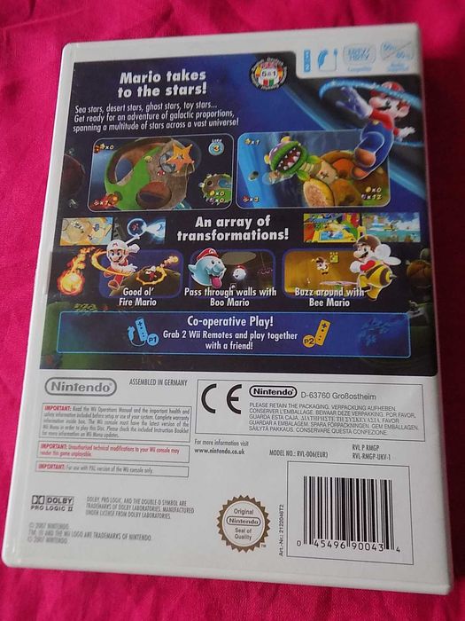 Super Mario Galaxy!!! najlepsza gra na Nintendo Wii/Wii Mini, Wii U ;)