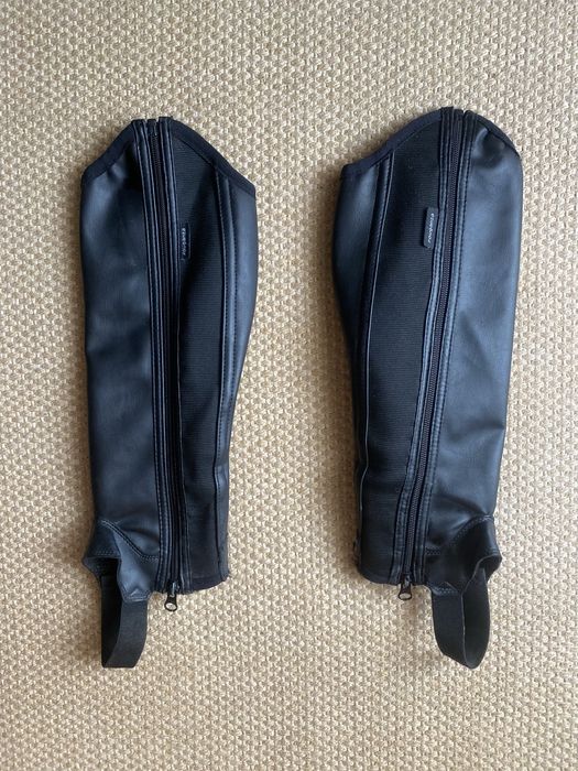 Polainas de equitação,como novas preto