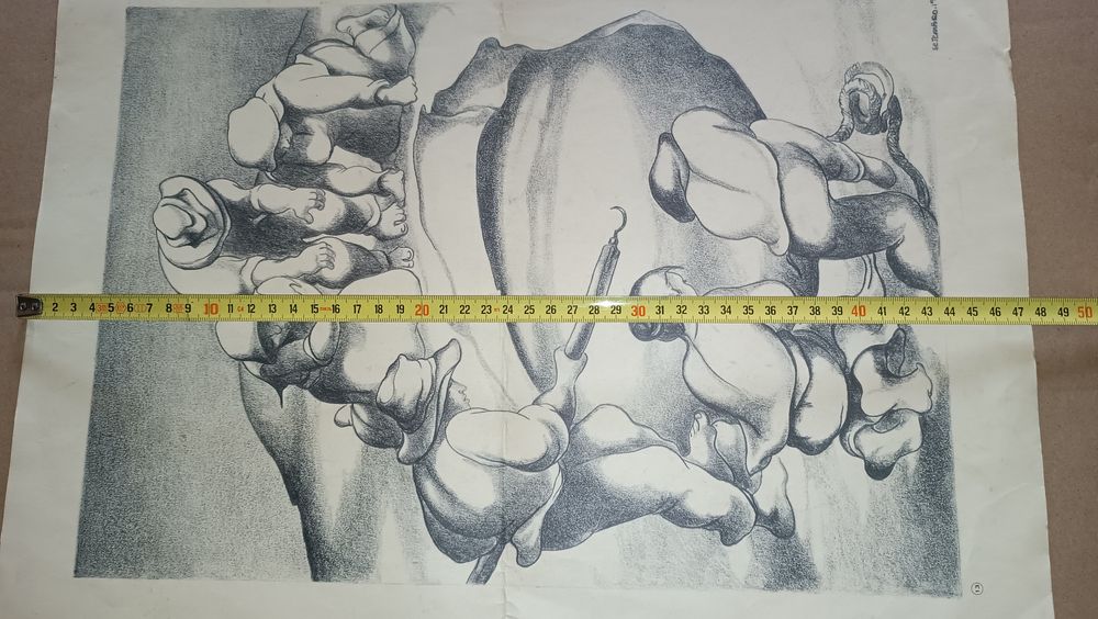 Antiga Gravura Álvaro Cunhal