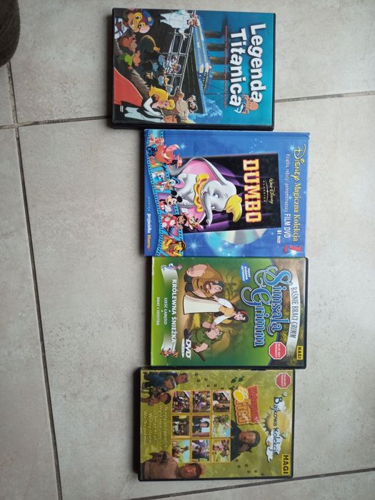 Bajki DVD czytanki CD oraz Video CD zestaw